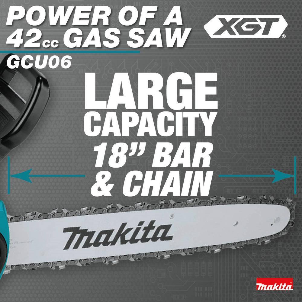 Makita XGT 18 in. 40V max Brushless Electric Battery Chainsaw (Tool Only) Makita XGT 18 in. 40V max Brushless Electric Battery Chainsaw (Tool Only) - Image 12
