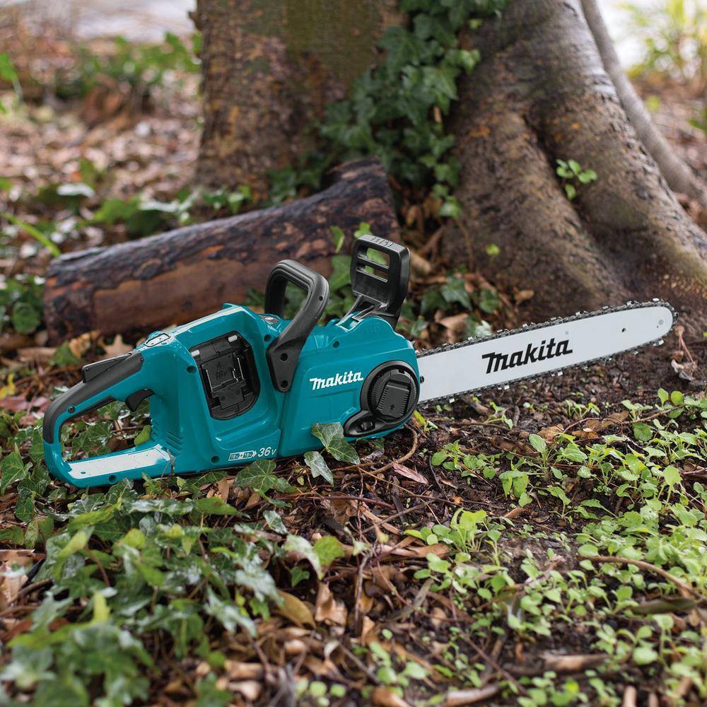 Makita LXT 16 in. 18V X2 (36V) Lithium-Ion Brushless Battery Chain Saw (Tool Only) Makita LXT 16 in. 18V X2 (36V) Lithium-Ion Brushless Battery Chain Saw (Tool Only)