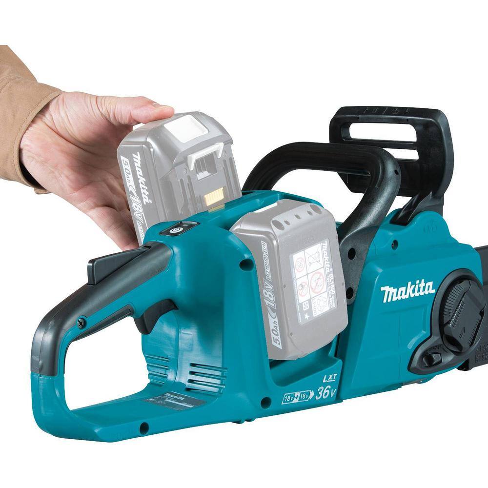 Makita LXT 16 in. 18V X2 (36V) Lithium-Ion Brushless Battery Chain Saw (Tool Only) Makita LXT 16 in. 18V X2 (36V) Lithium-Ion Brushless Battery Chain Saw (Tool Only) - Image 5
