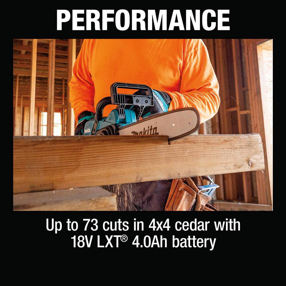 Makita LXT 14 in. 18V Lithium-Ion Brushless Battery Electric Chainsaw Makita LXT 14 in. 18V Lithium-Ion Brushless Battery Electric Chainsaw - Image 8