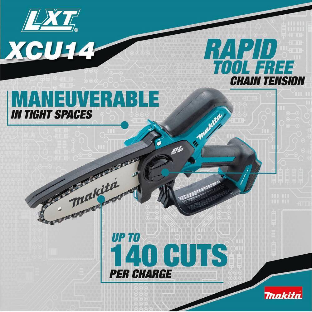 Makita 18V LXT Lithium-Ion Brushless Cordless 6 in. Pruning Saw Kit (2.0Ah) Makita 18V LXT Lithium-Ion Brushless Cordless 6 in. Pruning Saw Kit (2.0Ah) - Image 13