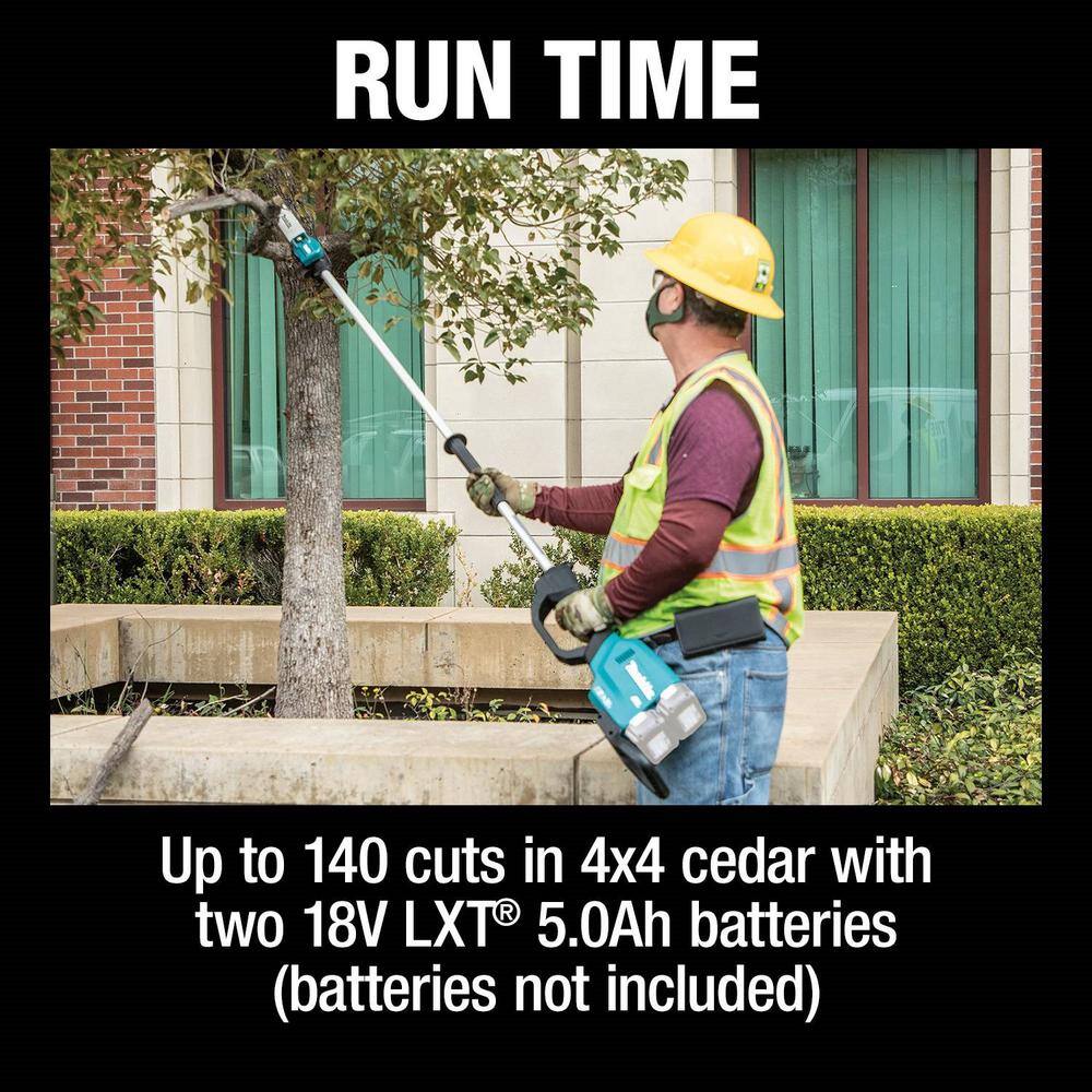 Makita LXT 18V X2 (36V) Lithium-Ion Brushless Cordless 10 in. Pole Saw, 8 ft. L (Tool Only) Makita LXT 18V X2 (36V) Lithium-Ion Brushless Cordless 10 in. Pole Saw, 8 ft. L (Tool Only) - Image 5