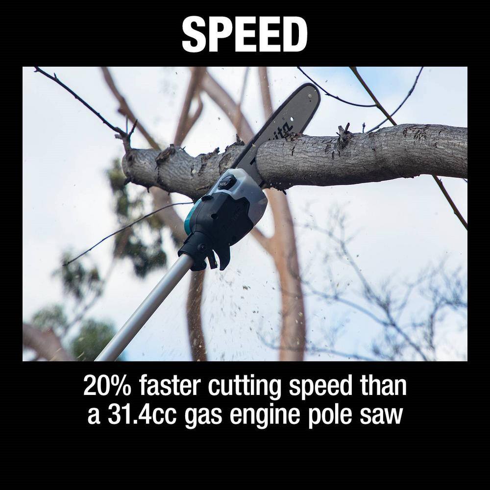 Makita LXT 18V X2 (36V) Lithium-Ion Brushless Cordless 10 in. Pole Saw, 8 ft. L (Tool Only) Makita LXT 18V X2 (36V) Lithium-Ion Brushless Cordless 10 in. Pole Saw, 8 ft. L (Tool Only) - Image 4
