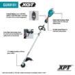 Makita XGT 40V max Brushless Cordless Couple Shaft Power Head Kit with 17 in. String Trimmer Attachment (4.0Ah)