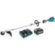 Makita XGT 40V max Brushless Cordless Couple Shaft Power Head Kit with 17 in. String Trimmer Attachment (4.0Ah)