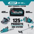 Makita XGT 40V max Brushless Cordless Couple Shaft Power Head Kit with 17 in. String Trimmer Attachment (4.0Ah)