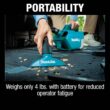 Makita XLC07Z 18V LXT Lithium-Ion Handheld Canister Vacuum, Tool Only