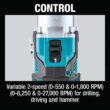 Makita XPH16Z 18-Volt LXT Lithium-Ion Compact Brushless Cordless 1/2 in. Driver-Drill (Tool Only)