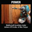 Makita XPH16Z 18-Volt LXT Lithium-Ion Compact Brushless Cordless 1/2 in. Driver-Drill (Tool Only)