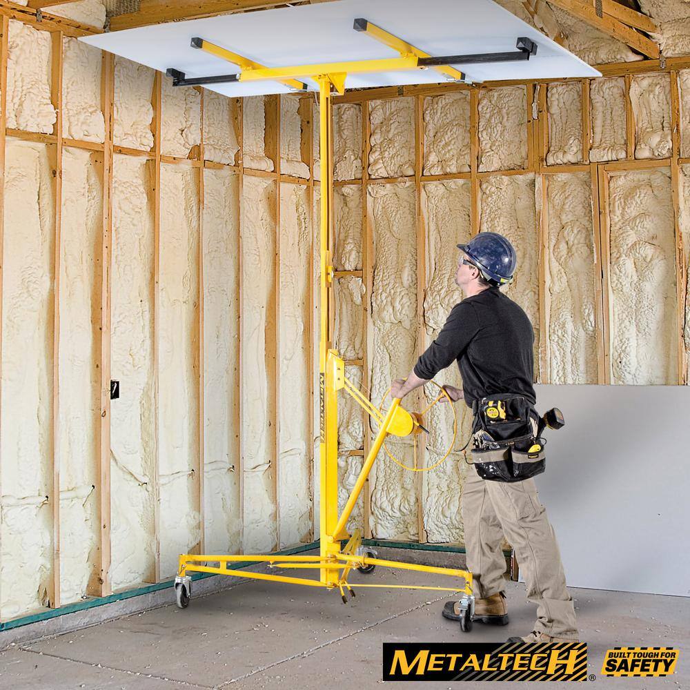 MetalTech 48.4 in. x 57 in. x 58 in. Jobsite Series Drywall Panel Hoist Tool, Panel Sheet Carrier for Wall or Ceiling Installation MetalTech 48.4 in. x 57 in. x 58 in. Jobsite Series Drywall Panel Hoist Tool, Panel Sheet Carrier for Wall or Ceiling Installation - Image 2