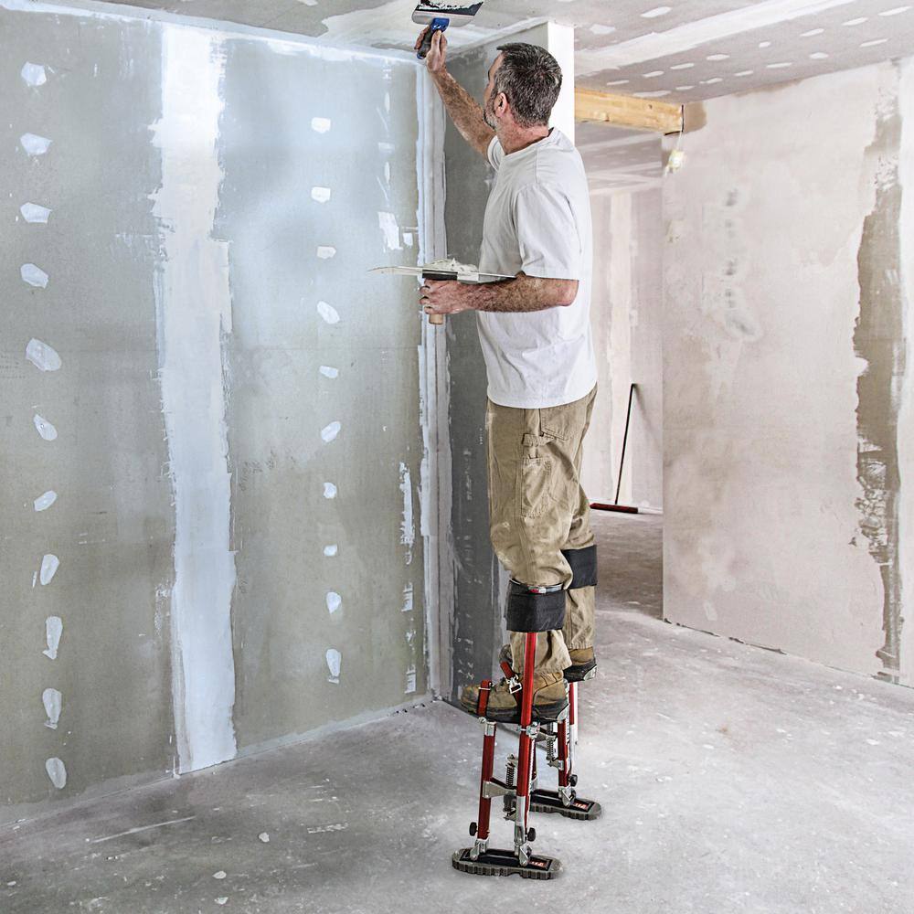 MetalTech BuildMan Grade 24-in. to 40-in. Drywall Stilts, Aluminum Stilts for Adults, Drywall Tools for Home Improvement MetalTech BuildMan Grade 24-in. to 40-in. Drywall Stilts, Aluminum Stilts for Adults, Drywall Tools for Home Improvement - Image 6