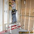 MetalTech Buildman 48 in. W x 18 in. D Aluminum Anti-Slip Scaffold Workbench with 500 lbs. Load Capacity