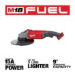 Milwaukee M18 FUEL 18V Lithium-Ion Brushless Cordless 7 in./9 in. Angle Grinder (Tool-Only)