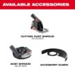 Milwaukee M18 FUEL 18-Volt Lith-Ion Brushless Cordless 4-1/2 in./6 in. Braking Grinder w/ Paddle Switch w/ 4-1/2 in./5 in. Grinder