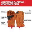 Milwaukee M12 12-Volt 1 Gal. Lithium-Ion Cordless Handheld Sprayer Kit with 2.0 Ah Battery, Charger, Large Leather Gloves