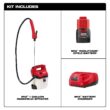 Milwaukee M12 12-Volt 1 Gal. Lithium-Ion Cordless Handheld Sprayer Kit with 2.0 Ah Battery and Charger