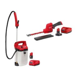 Milwaukee M12 12-Volt 2 Gal. Lithium-Ion Cordless Handheld Sprayer Kit and M12 FUEL 8 in. Hedge Trimmer Combo Kit
