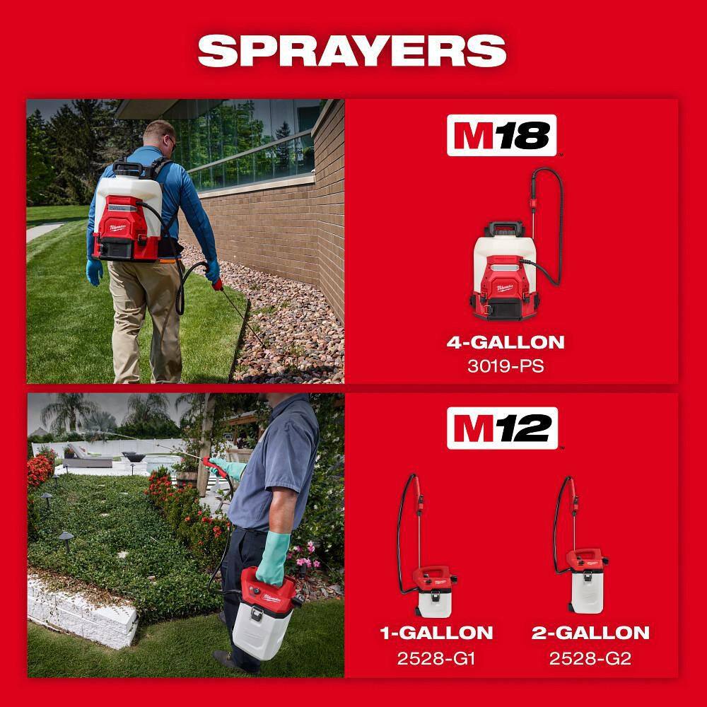 Milwaukee M18 18V 4 Gal. Cordless Battery Powered Backpack Pesticide Sprayer w/Switch Tank Interchangeable Capability (Tool-Only) Milwaukee M18 18V 4 Gal. Cordless Battery Powered Backpack Pesticide Sprayer w/Switch Tank Interchangeable Capability (Tool-Only) - Image 5
