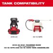 Milwaukee M18 18V 4 Gal. Cordless Battery Powered Backpack Pesticide Sprayer w/Switch Tank Interchangeable Capability (Tool-Only) Milwaukee M18 18V 4 Gal. Cordless Battery Powered Backpack Pesticide Sprayer w/Switch Tank Interchangeable Capability (Tool-Only)