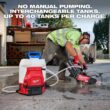Milwaukee M18 18V 4 Gal. Cordless Battery Powered Water Supply Sprayer Kit w/ Switch Tank Interchangeable Capability Milwaukee M18 18V 4 Gal. Cordless Battery Powered Water Supply Sprayer Kit w/ Switch Tank Interchangeable Capability