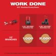 Milwaukee M12 FUEL 6 in. 12V Lithium-Ion Brushless Electric Cordless Battery Pruning Saw HATCHET w/Pruner Shears, (2) Batteries