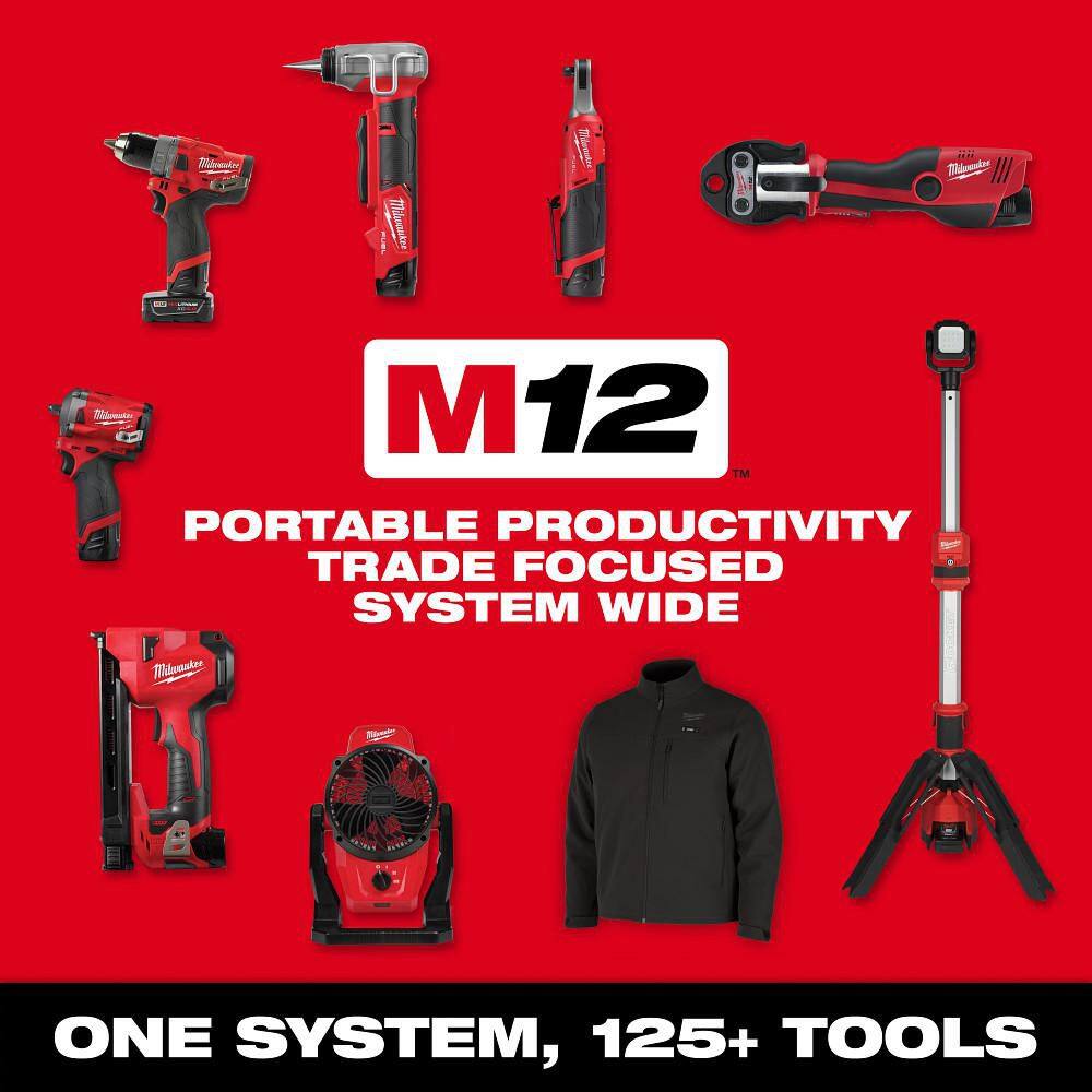 Milwaukee M12 FUEL 6 in. 12V Lithium-Ion Brushless Electric Cordless Pole Saw Pruning Saw HATCHET with M12 6.0 Ah Battery Milwaukee M12 FUEL 6 in. 12V Lithium-Ion Brushless Electric Cordless Pole Saw Pruning Saw HATCHET with M12 6.0 Ah Battery - Image 4