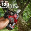 Milwaukee M12 FUEL 6 in. 12V Lithium-Ion Brushless Electric Cordless Pole Saw Pruning Saw HATCHET with M12 6.0 Ah Battery Milwaukee M12 FUEL 6 in. 12V Lithium-Ion Brushless Electric Cordless Pole Saw Pruning Saw HATCHET with M12 6.0 Ah Battery