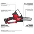Milwaukee M12 FUEL 6 in. 12V Lithium-Ion Brushless Battery HATCHET Pruning Saw Kit w/4.0 Ah Battery, Charger & Extra Chain