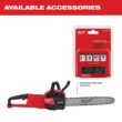 Milwaukee M18 FUEL 16 in. 18V Brushless Electric Battery Chainsaw (Tool-Only) with Extra 16 in. Chain & Tinted Safety Glasses