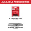 Milwaukee M18 FUEL 18V Brushless Cordless Battery Powered 8 in. HATCHET Pruning Saw w/ M18 FUEL Blower
