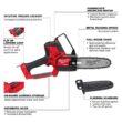 Milwaukee M18 FUEL 18V Brushless Cordless Battery 8 in. HATCHET Pruning Saw w/M18 REDLITHIUM FORGE XC 8.0 Ah Battery Pack
