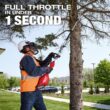 Milwaukee M18 FUEL 18V 10 in. Brushless Cordless Battery Powered QUIK-LOK Pole Saw w/ Attachment Capability, 6.0 Ah FORGE Battery