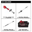 Milwaukee M18 FUEL 18V 10 in. Brushless Cordless Battery Powered QUIK-LOK Pole Saw w/ Attachment Capability, 6.0 Ah FORGE Battery