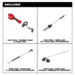 Milwaukee M18 FUEL 18V 10 in. Brushless Cordless Battery Powered QUIK-LOK Pole Saw w/ String Trimmer Attachment