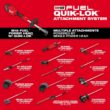 Milwaukee M18 FUEL 18V 10 in. Brushless Cordless Battery Powered QUIK-LOK Pole Saw w/ Edger Attachment