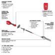 Milwaukee M18 FUEL 18V 10 in. Brushless Cordless Battery Powered QUIK-LOK Pole Saw w/ Edger Attachment