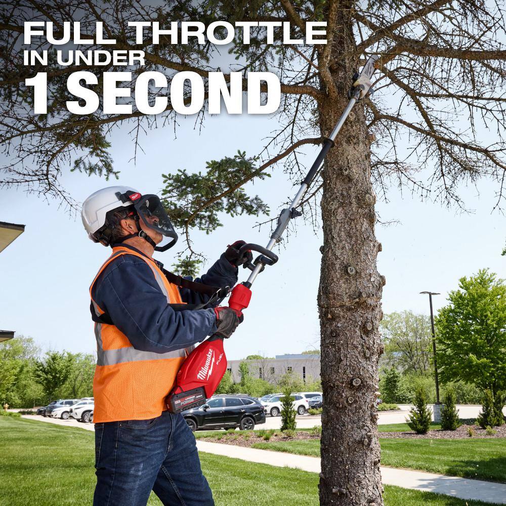 Milwaukee M18 FUEL 18V 10 in. Brushless Cordless Battery Powered Pole Saw with QUIK-LOK Attachment Capability & (2) Extra Chain Milwaukee M18 FUEL 18V 10 in. Brushless Cordless Battery Powered Pole Saw with QUIK-LOK Attachment Capability & (2) Extra Chain - Image 8