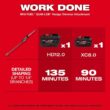 Milwaukee M18 FUEL 18V 10 in. Brushless Cordless Battery Powered QUIK-LOK Pole Saw w/ Hedge Trimmer Attachment