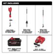 Milwaukee M18 Fuel 18V 10 in. Brushless Cordless Battery Powered Pole Saw Kit Quik-Lok Attachment Capability, 8.0 Forge Battery