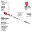 Milwaukee M18 Fuel 18V 10 in. Brushless Cordless Battery Powered Pole Saw Kit Quik-Lok Attachment Capability, 8.0 Forge Battery
