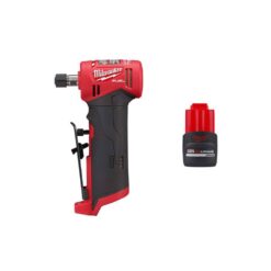 Milwaukee M12 FUEL 12V Lithium-Ion Brushless Cordless 1/4 in. Right Angle Die Grinder w/CP High Output 2.5 Ah Battery Pack