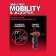 Milwaukee M12 FUEL 12V Lithium-Ion Brushless Cordless 1/4 in. Right Angle Die Grinder with M12 XC High Output 5.0 Ah Battery Pack