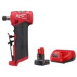 Milwaukee M12 FUEL 12V Lithium-Ion Brushless Cordless 1/4 in. Right Angle Die Grinder with XC Battery Pack 4.0 Ah and Starter Kit