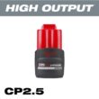 Milwaukee M12 FUEL 12V Lithium-Ion Brushless Cordless 1/4 in. Straight Die Grinder w/CP High Output 2.5 Ah Battery Pack Milwaukee M12 FUEL 12V Lithium-Ion Brushless Cordless 1/4 in. Straight Die Grinder w/CP High Output 2.5 Ah Battery Pack