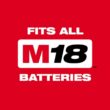 Milwaukee M18 FUEL 18V Lithium-Ion Brushless Cordless 1/4 in. Braking Die Grinder (Tool-Only) w/Mid Torque 1/2 in. Impact Wrench