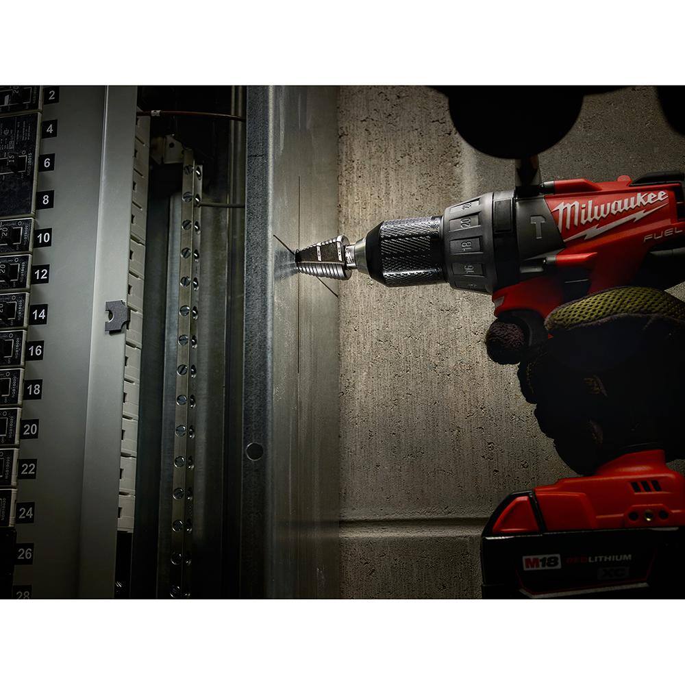 Milwaukee Black Oxide Step Drill Bit Set (6-Piece) Milwaukee Black Oxide Step Drill Bit Set (6-Piece) - Image 6