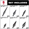 Milwaukee Black Oxide Step Drill Bit Set (6-Piece) Milwaukee Black Oxide Step Drill Bit Set (6-Piece)