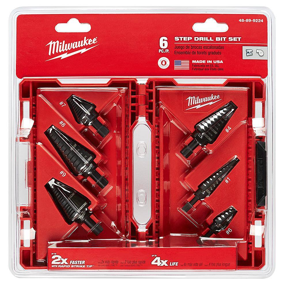 Milwaukee Black Oxide Step Drill Bit Set (6-Piece) Milwaukee Black Oxide Step Drill Bit Set (6-Piece) - Image 7