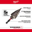 Milwaukee SHOCKWAVE Impact Duty Titanium Step Bit Kit (3-Piece) Milwaukee SHOCKWAVE Impact Duty Titanium Step Bit Kit (3-Piece)