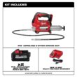 Milwaukee M18 18V Lithium-Ion Cordless Grease Gun 2-Speed with (2) 6.0Ah Batteries and Charger